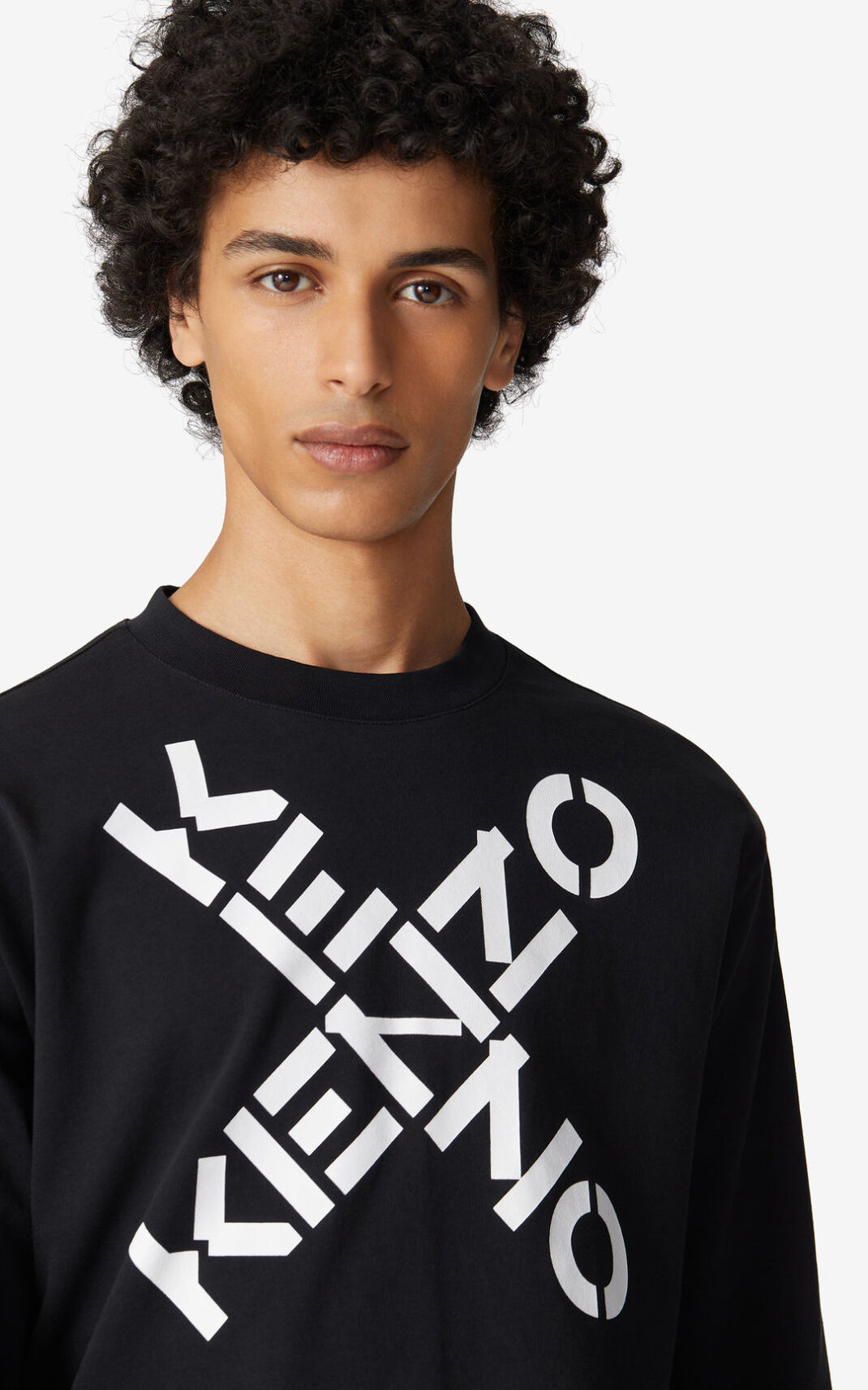 T Shirt Kenzo Homme Sport Big X Noir QMXNW-3298